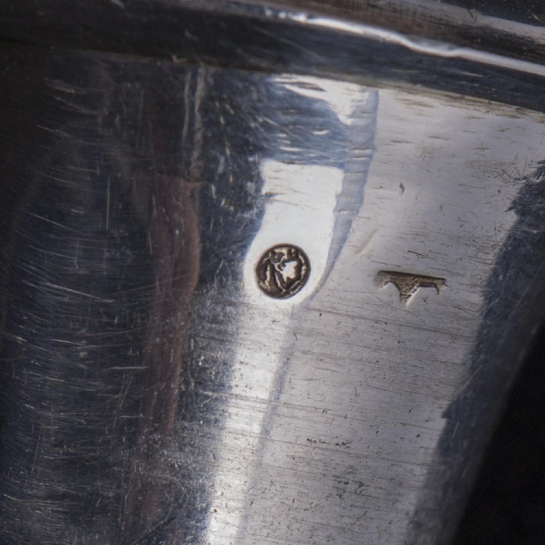 Russian Art Nouveau style silver-gilt carafe — image 8