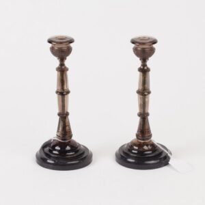 Pair of candlesticks. Petersburg Lapidary Factory. 19th — image 5