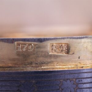 Russian silver, niello and mother of pearl carved box — image 5