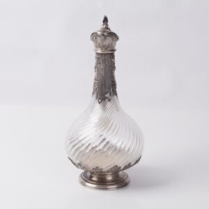 Silver glass decanter. — image 2