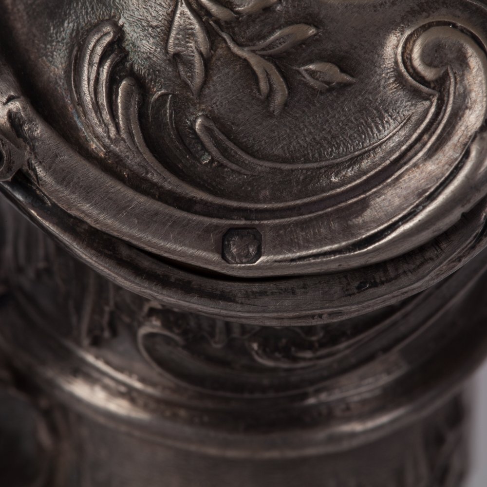 Silver glass decanter. — image 6