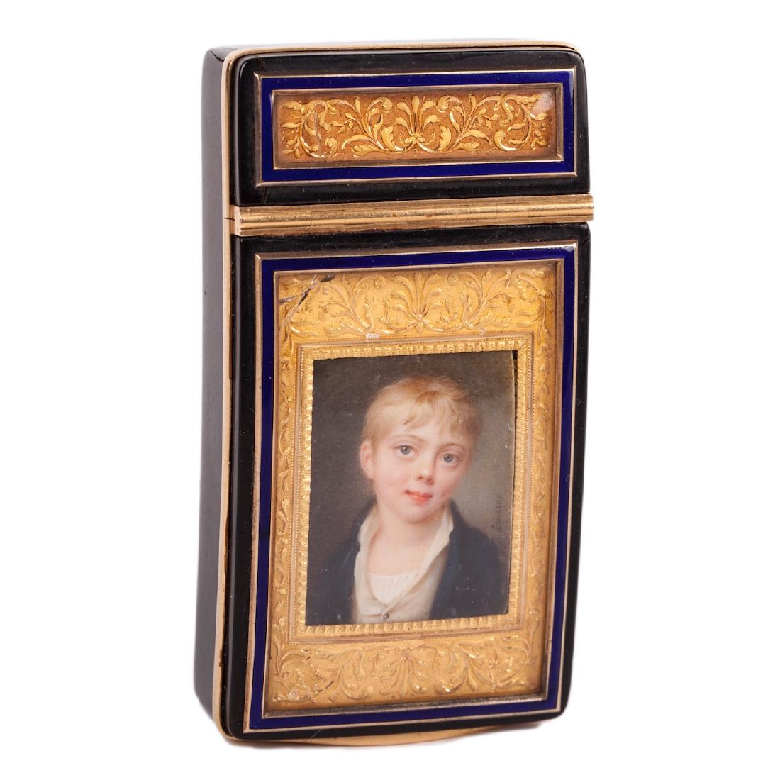 Snuff box with Napoleon II portrait by Jean-Antoine — image 1