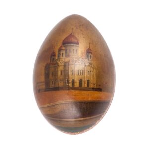 Grand Russian lacquer easter egg. N.Lukutin — image 2
