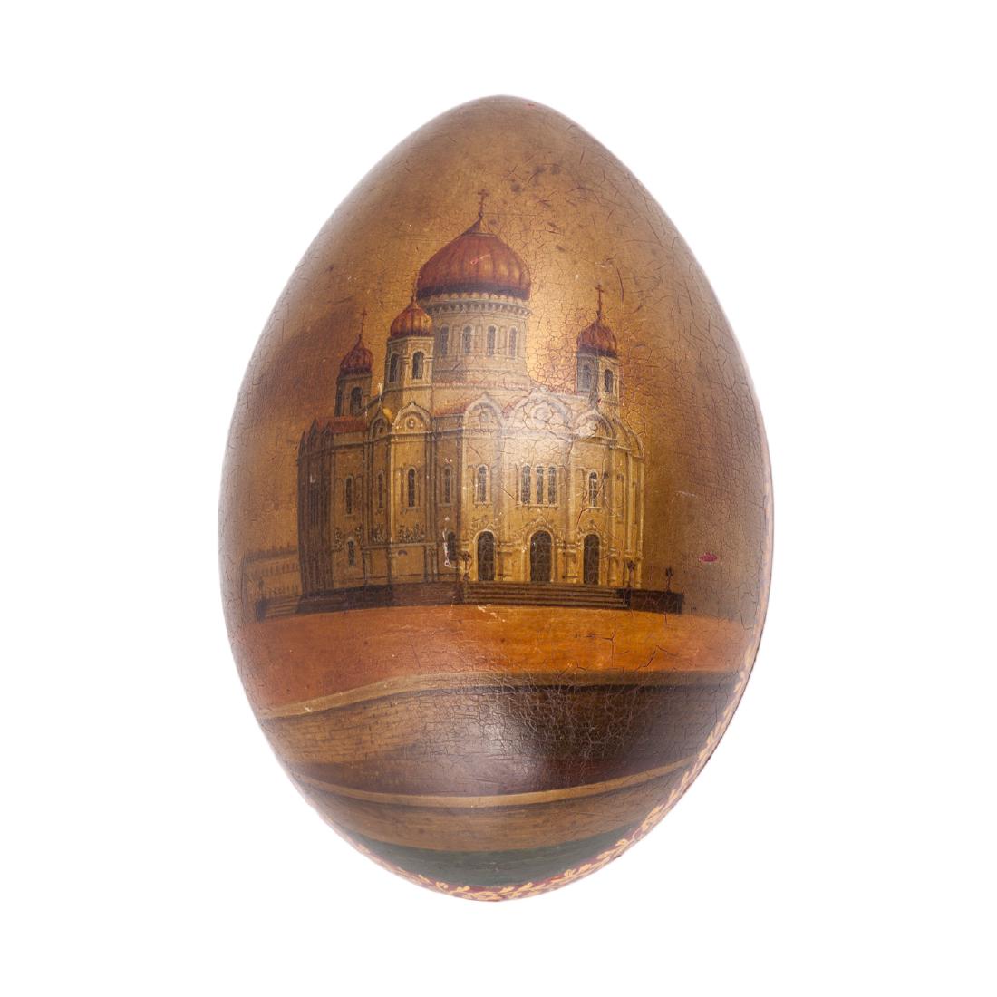 Grand Russian lacquer easter egg. N.Lukutin — image 2