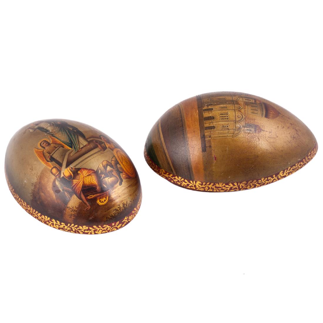 Grand Russian lacquer easter egg. N.Lukutin — image 3