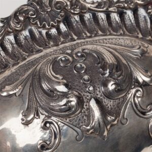 Silver centerpiece for fruits. — image 4