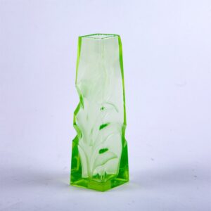 Art nouveau glass vase. — image 1