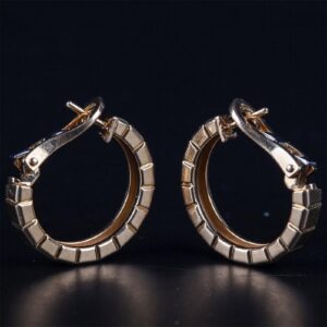 Chopard Ice Cube 18K yellow gold earrings — image 2
