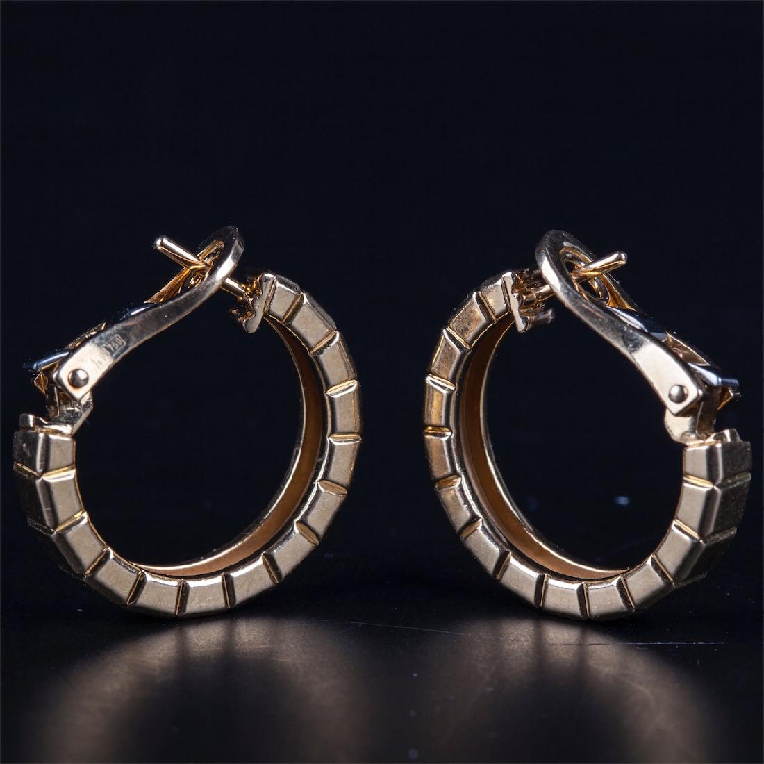 Chopard Ice Cube 18K yellow gold earrings — image 2
