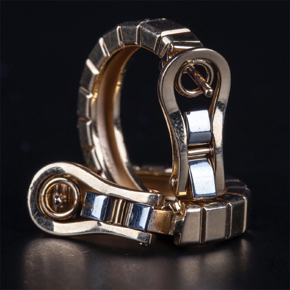 Chopard Ice Cube 18K yellow gold earrings — image 3