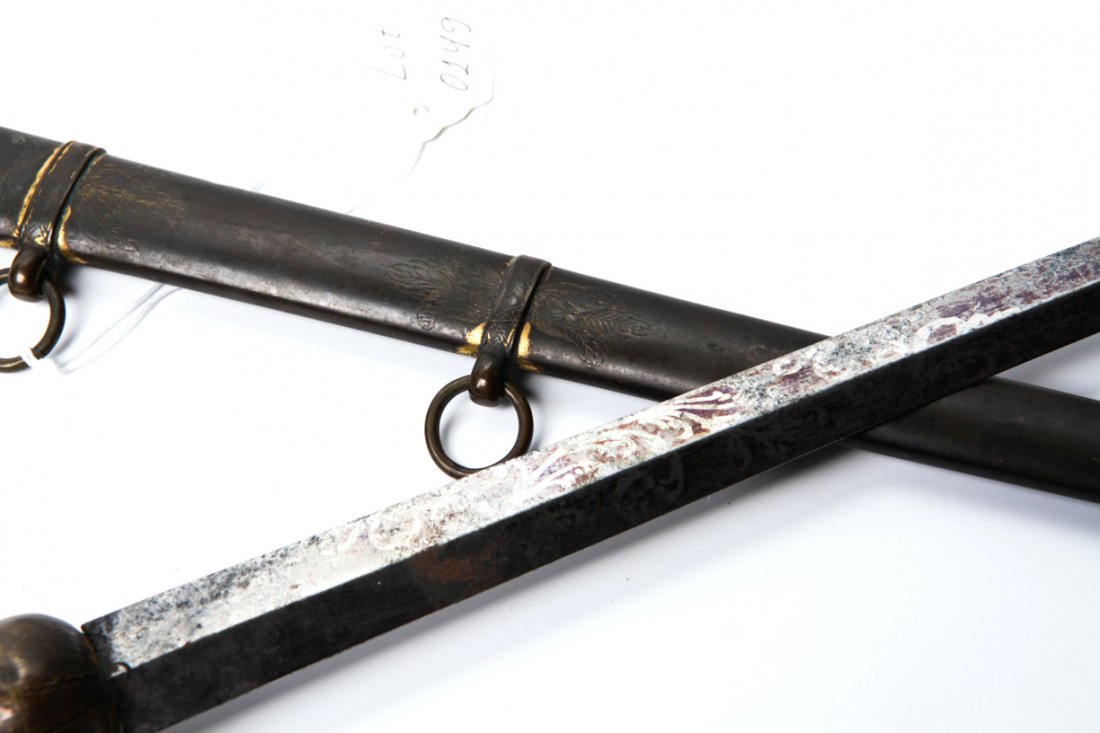 English extremely rare navy dirk. — image 2