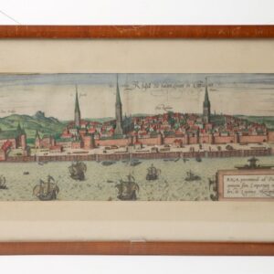 Chromolithography with the view of Riga city. — image 1