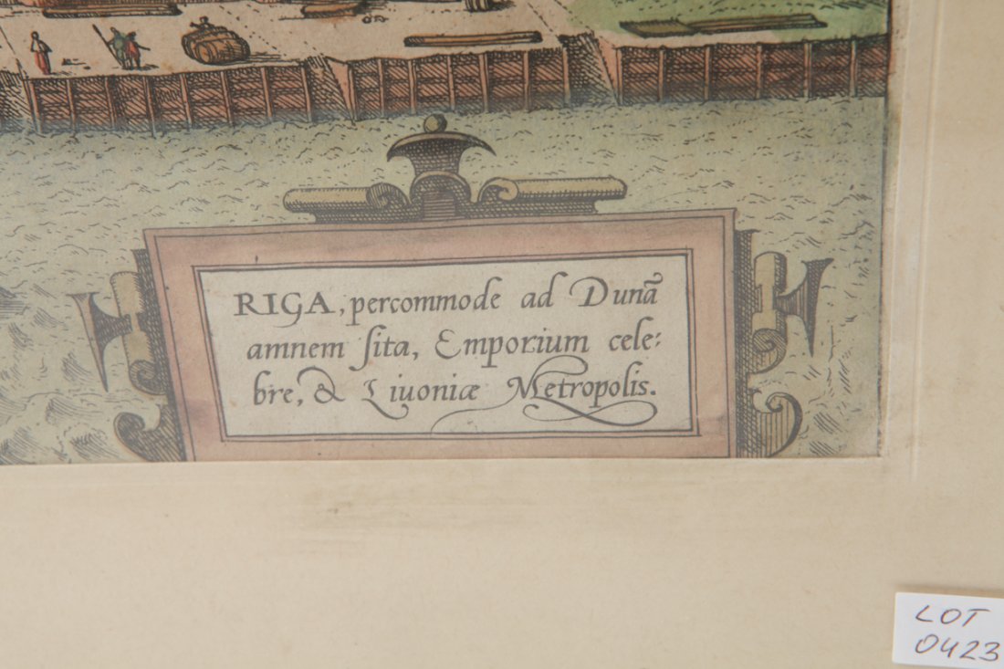 Chromolithography with the view of Riga city. — image 2