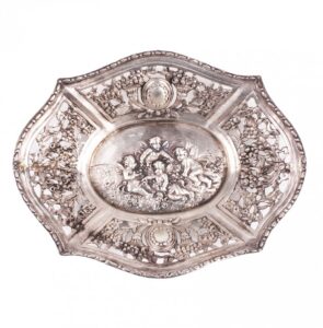 Antique German silver vase — image 1