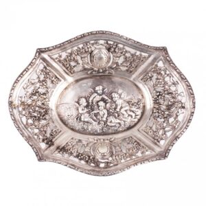 Antique German silver vase — image 1