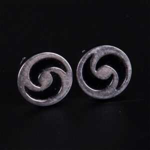 Bulgari Stud Earrings 18k White Gold Black Onyx — image 2