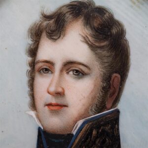 Michel Ney oval miniature signed David 1810 — image 3