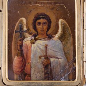 Russian travel diptych with saints. Petersburg — image 4