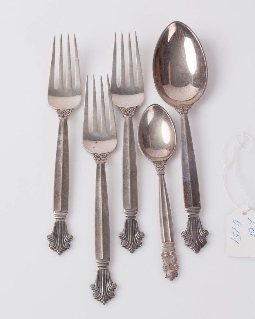 Silver set. Georg Jensen. — image 1