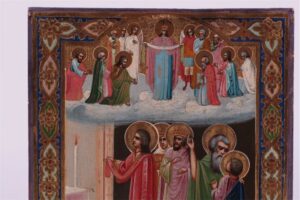 Unusual Russian icon of Porkov of Mother of God. — image 2