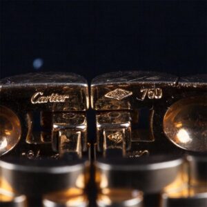 89 CARTIER 18k Yellow Gold Panthere Maillon Earrings — image 4