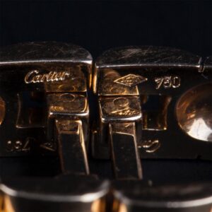 89 CARTIER 18k Yellow Gold Panthere Maillon Earrings — image 5