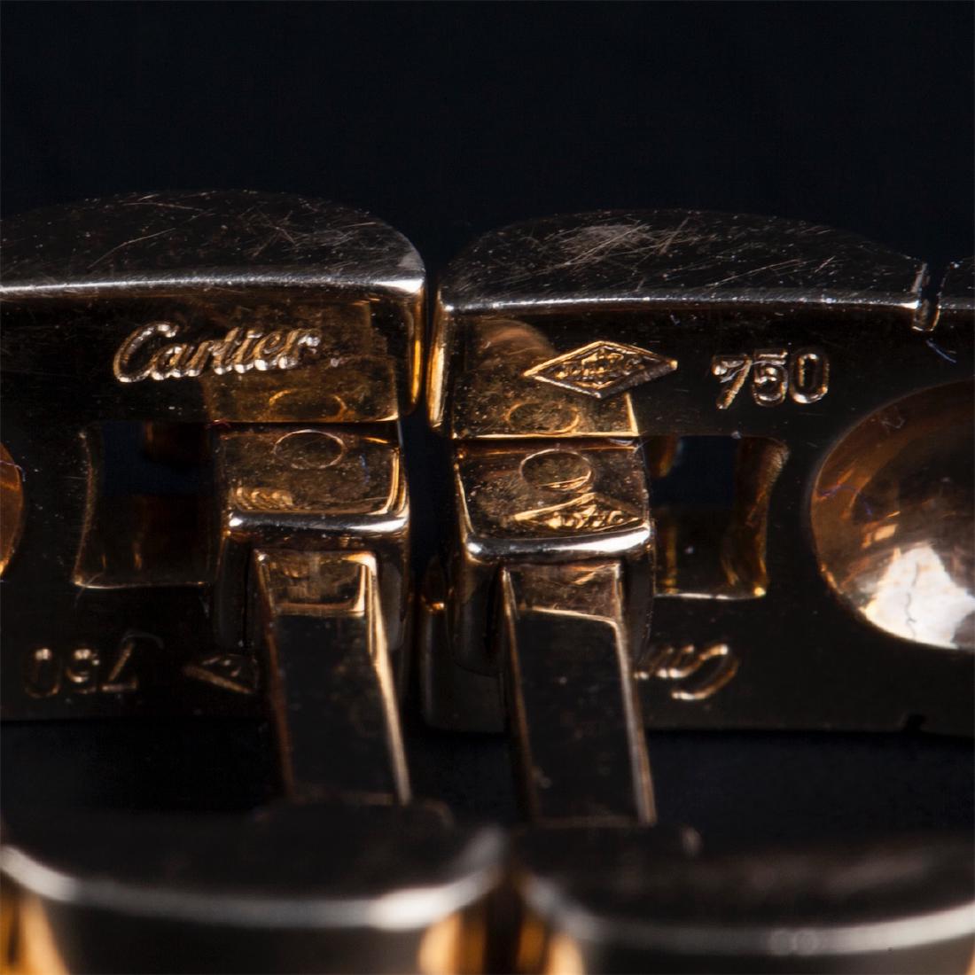89 CARTIER 18k Yellow Gold Panthere Maillon Earrings — image 5