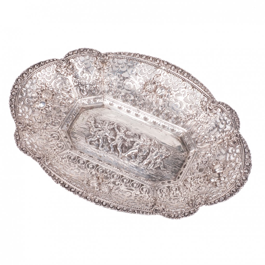 Antique German silver vase — image 1