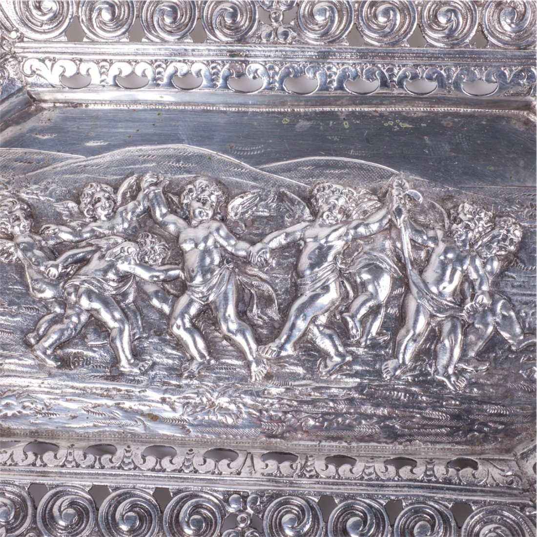 Antique German silver vase — image 2