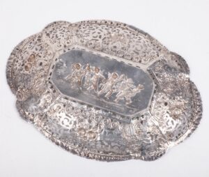 Antique German silver vase — image 3