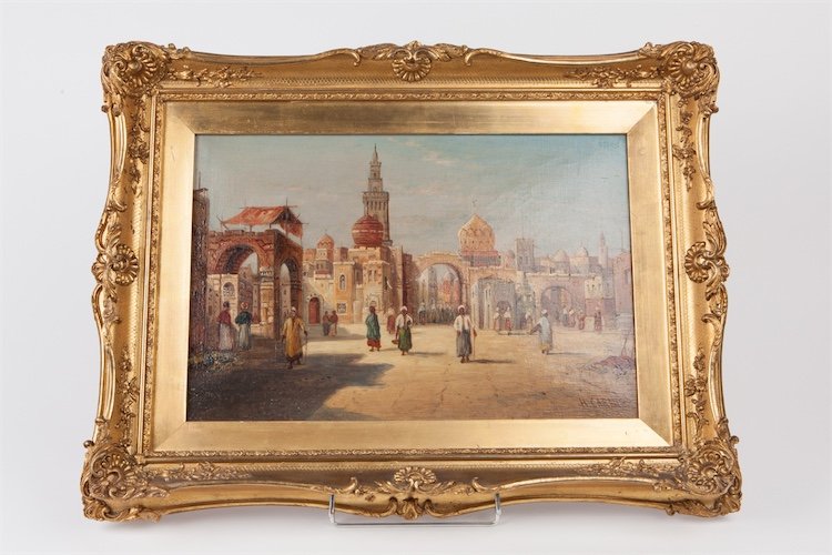 Painting with the view of Kair. Henry Carnier. — image 1