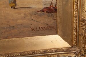Painting with the view of Kair. Henry Carnier. — image 2