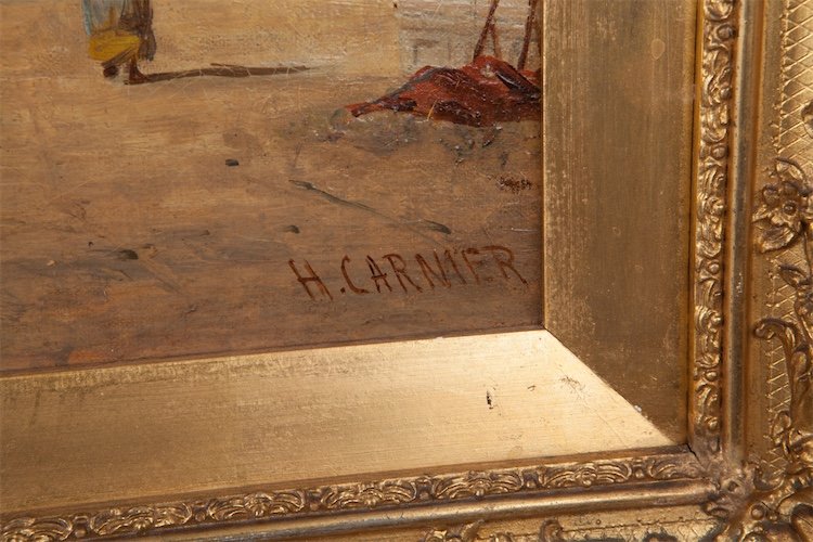 Painting with the view of Kair. Henry Carnier. — image 2