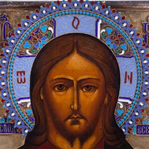 Russian 19th century icon of Christ Pantokrator — image 2