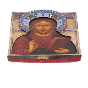 Russian 19th century icon of Christ Pantokrator — image 4