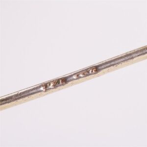 Russian silver-gilt and niello spoon depicting city — image 4