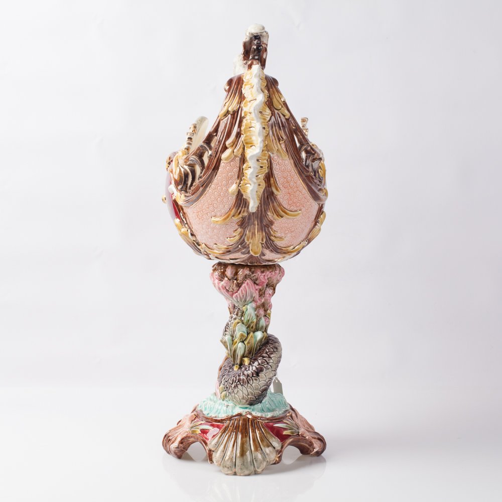 An Eichwald majolica centerpiece. — image 6