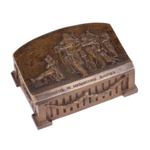 Bronze box â€œNapoleon on the Borodino heightsâ€ — image 1