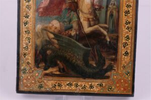 Russian icon of the miracle of St. George. — image 3