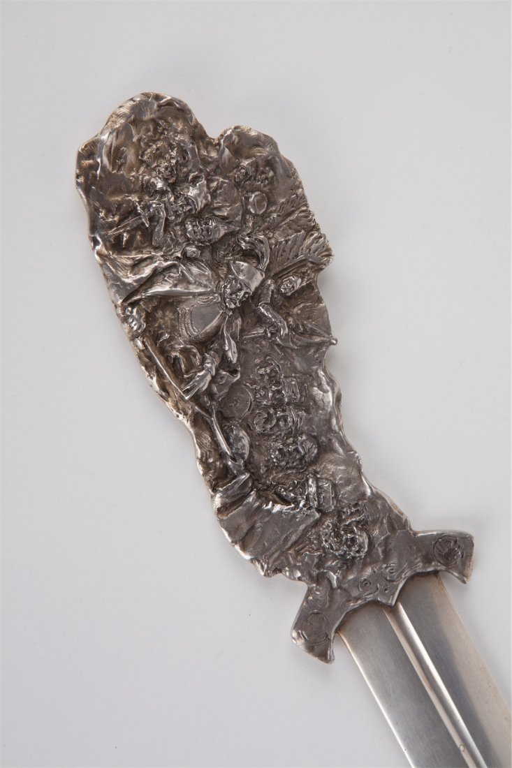 Silver paper knife. First Kiev Artel, 1908-1917. — image 2