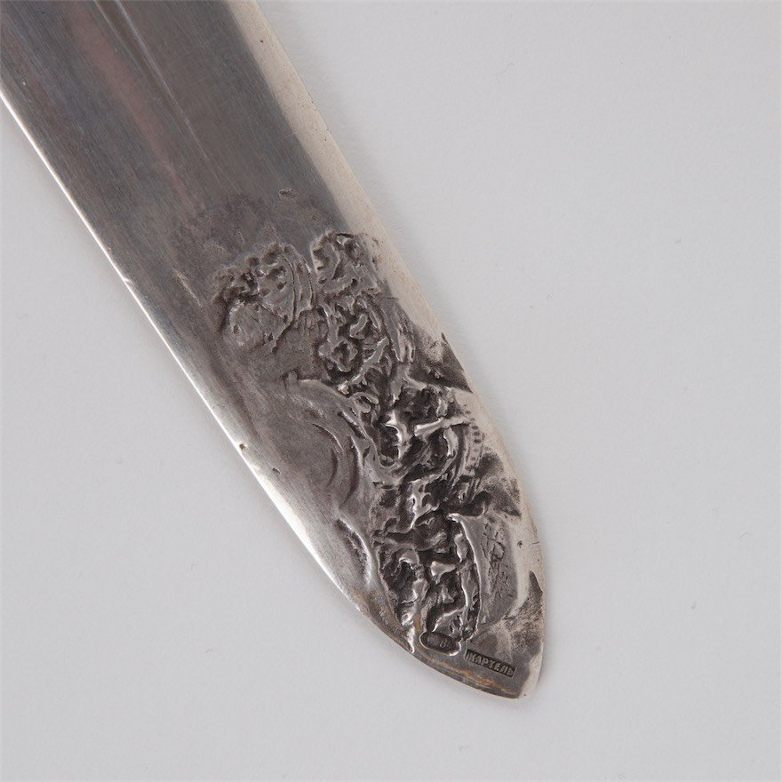 Silver paper knife. First Kiev Artel, 1908-1917. — image 3