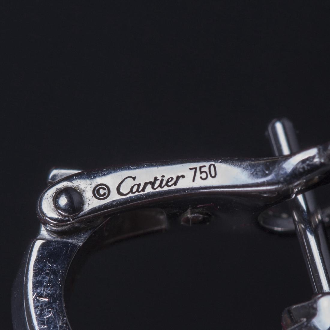 Cartier 18K Diamond Earrings "Diamants Legers De — image 4
