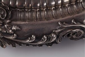 Fruit bowl. Bronze. — image 4