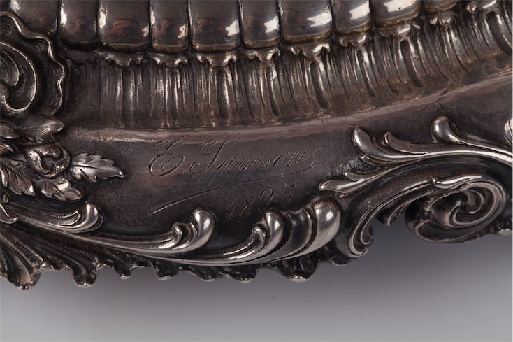 Fruit bowl. Bronze. — image 4