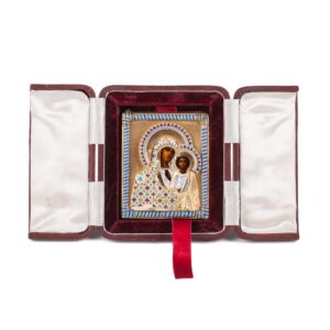Rare Russian icon of Mother of God Assumption — image 1