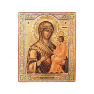 Russian icon of Mother of God of Tikhvin. — image 1