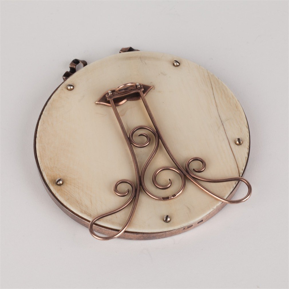 Silver photo frame. 3-d jewelry artel. 1915-1917. — image 3