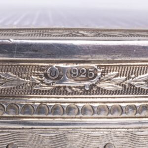 Antique silver and purple enamel box — image 4
