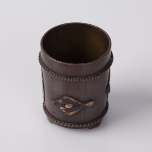 Bronze shot glass. — image 1