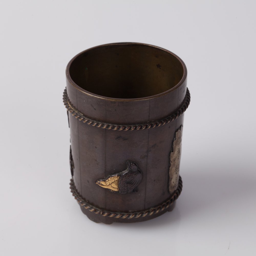 Bronze shot glass. — image 3